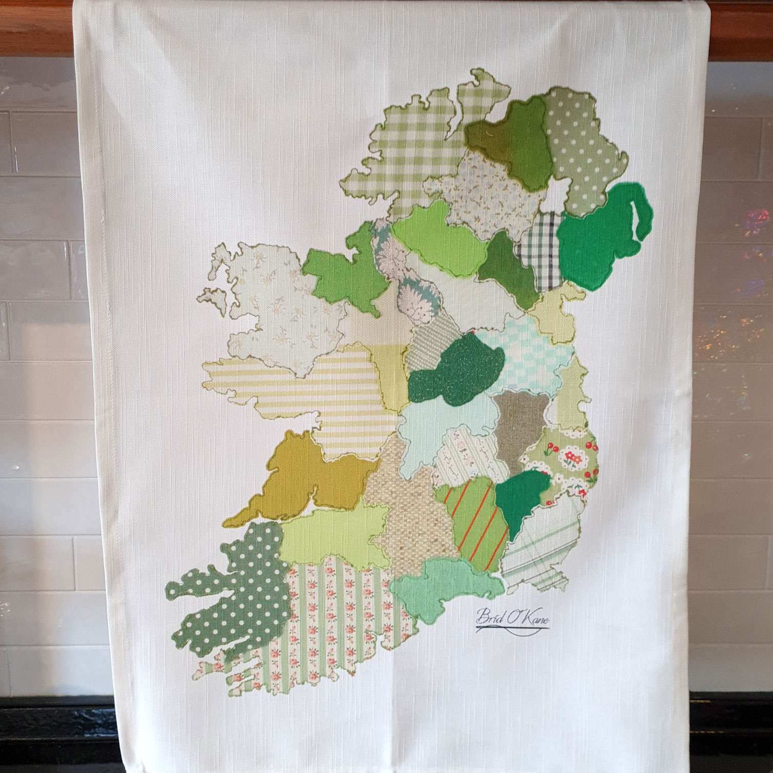 Map of Ireland Tea Towel Featured Image