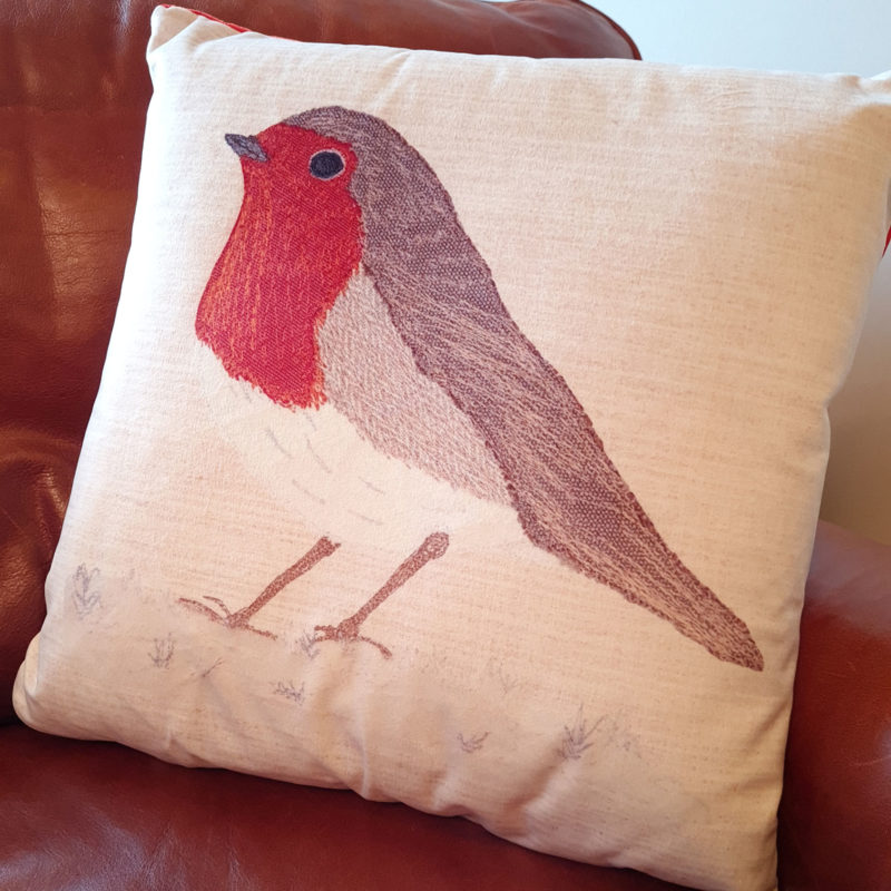 Robin Cushion Velvet Image 2