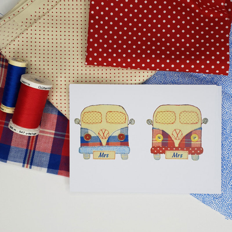 Mrs & Mrs Greeting Card Image 2