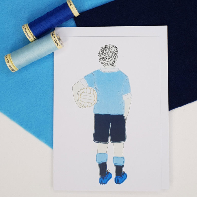 Footballer Greeting Card Image 2