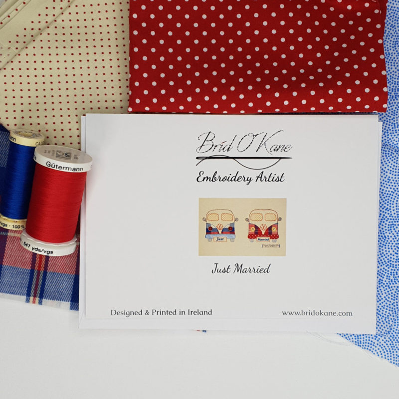 Just Married Greeting Card Image 3