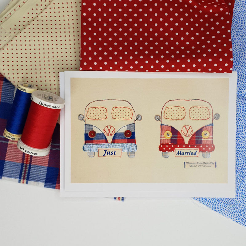 Just Married Greeting Card Image 2