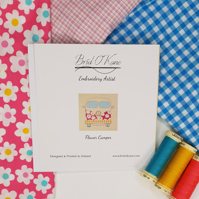 Pink Camper Greeting Card Image 3