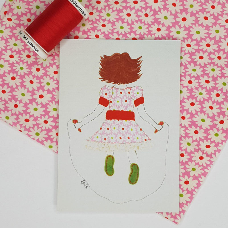 Skipping Greeting Card Image 2