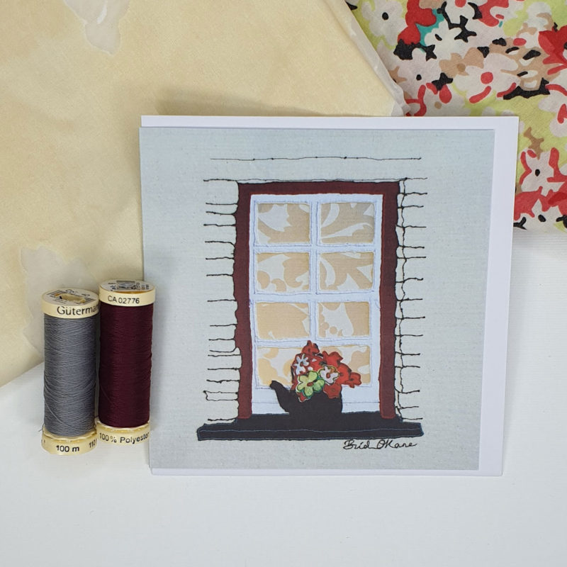 Cottage Window Greeting Card Image 2