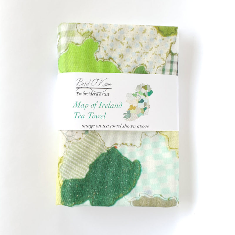 Map of Ireland Tea Towel Image 3