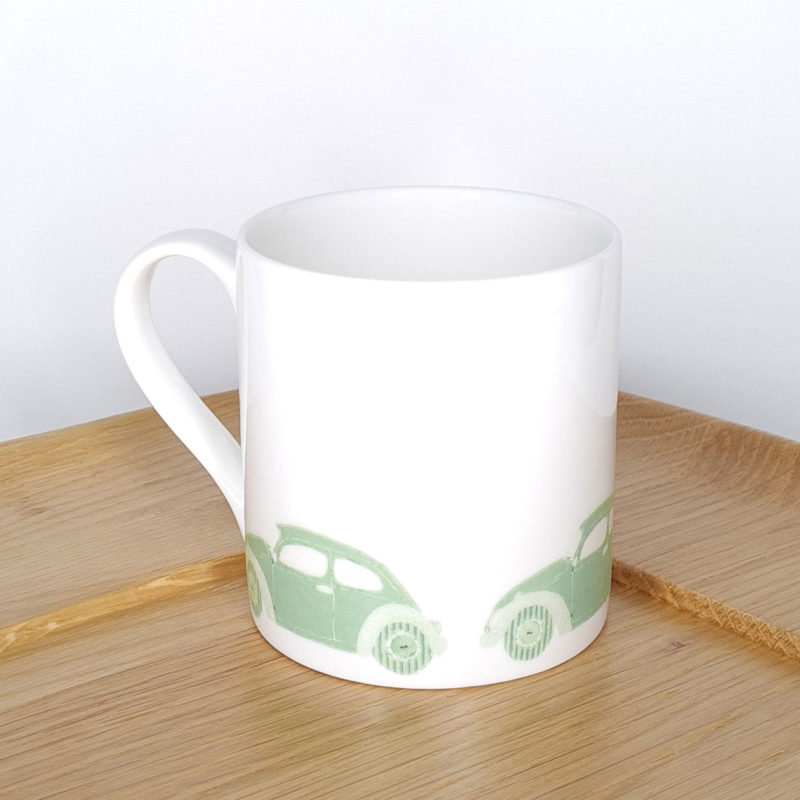 Green Cars Mug Image 2