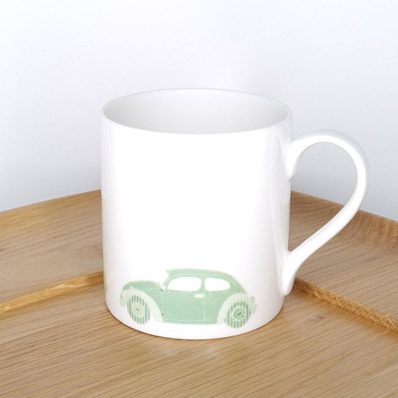 Green Cars Mug Featured Image