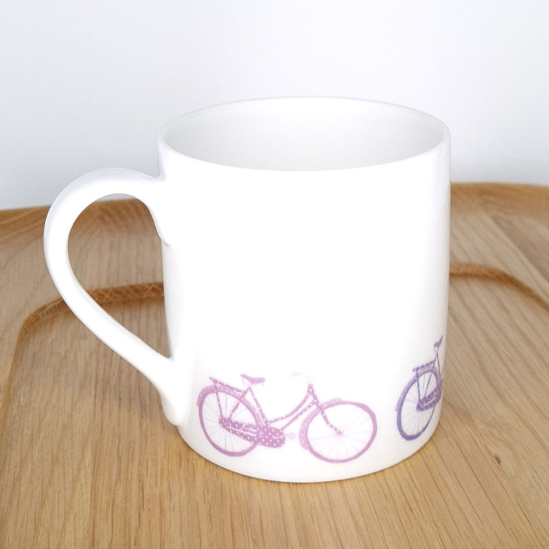 Pink & Purple Bikes Mug Image 2