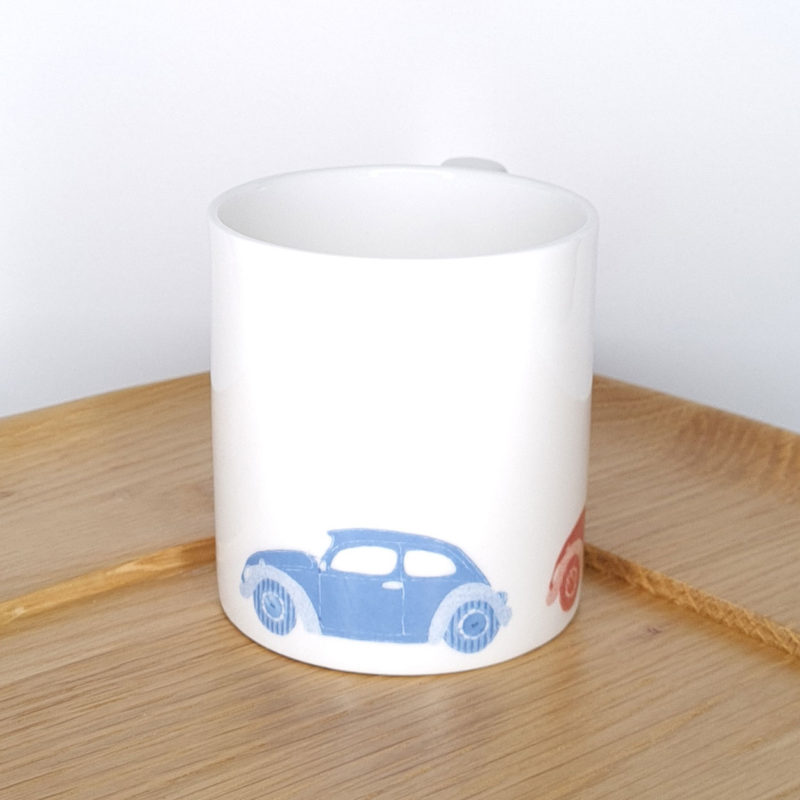 Red & Blue Cars Mug Image 3